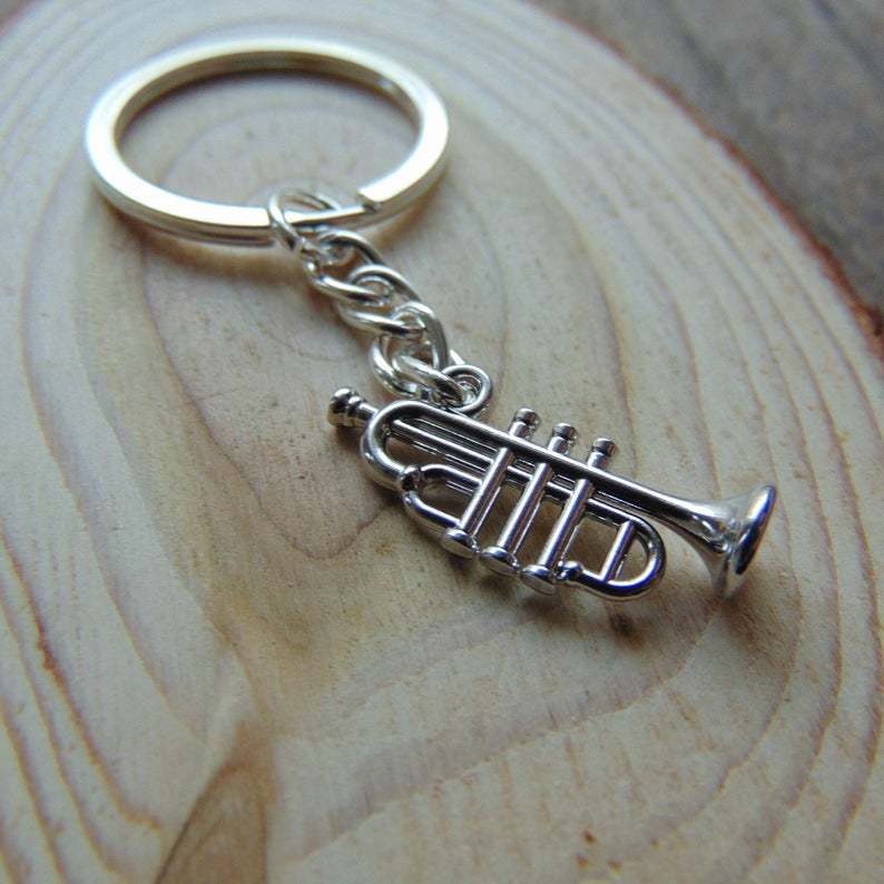 Musical Instrument I Play - Trombone Sleutelhanger Hoorn Sleutelhanger Trompet Sleutelhanger