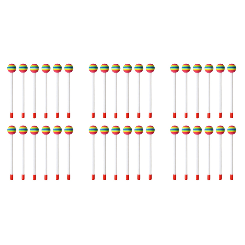 Musical Instrument Mallet - A06F-36 Stuks Lollipop Drum Mallet Sticks