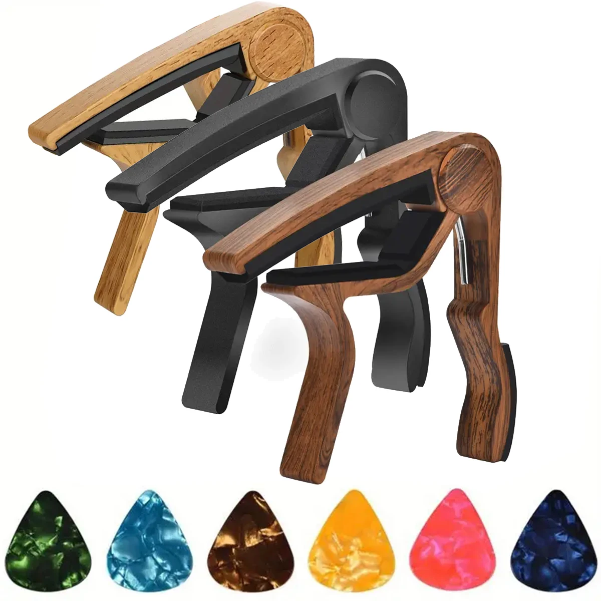 Musical Instrument Types - Hoogwaardige gitaarcapo van zinklegering met 5