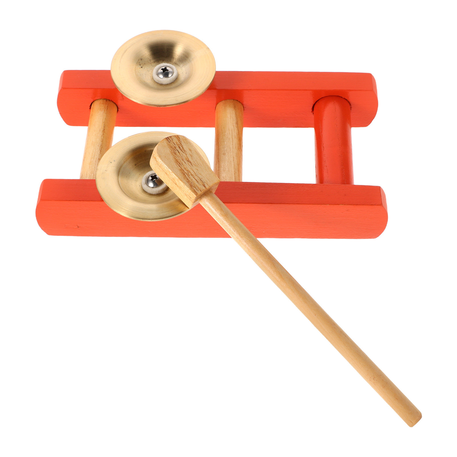 Musical Instrument I Play - Mini kleine handbekkens van messing, percussie-instrument
