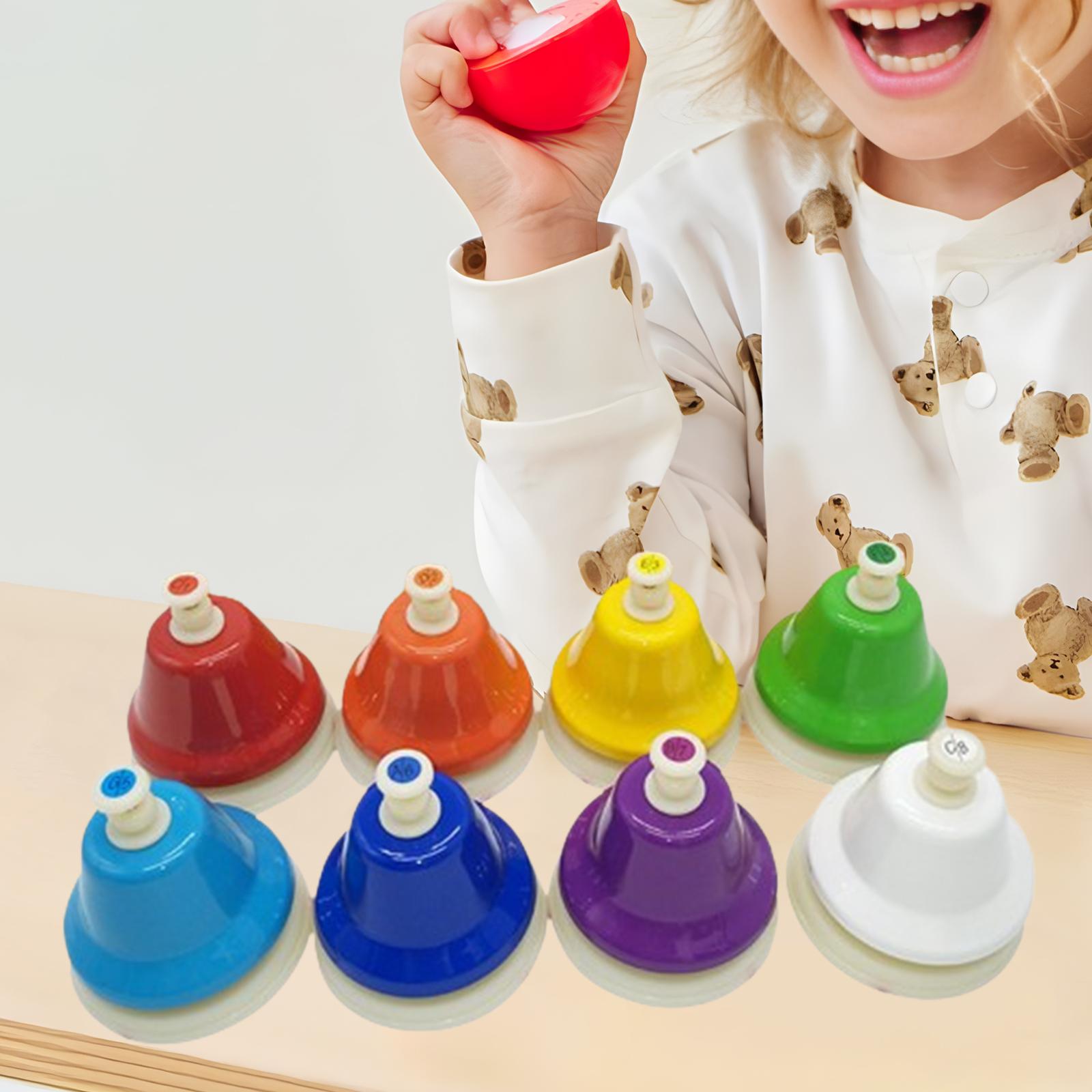 Musical Instrument I Play - Kinderen spelen bureaubellen handbellen, draagbare kleurrijke