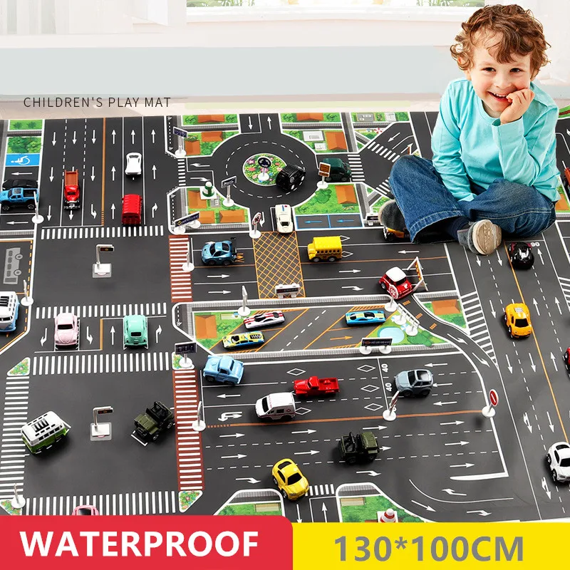Musical Instrument Park - Baby Speelkleed Stad Verkeer Parkeerplaats Waterdicht