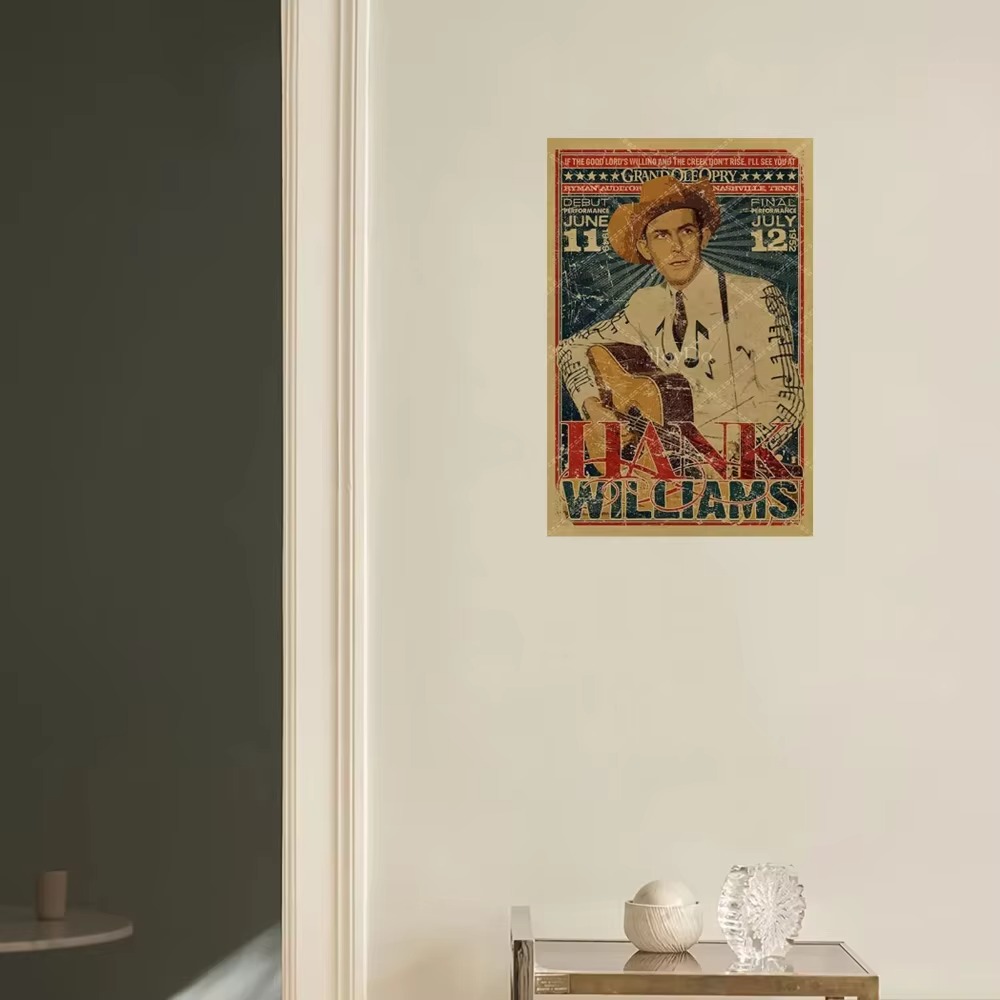 Hank Williams metalen bord Ret - Musical Instrument Sign recensie en prijs