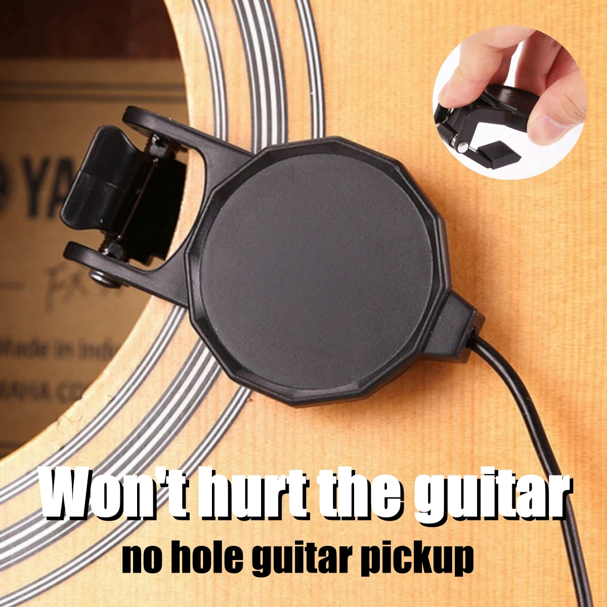 Audio Jack Clip Op Pickup voor - Musical Instrument Types recensie en prijs