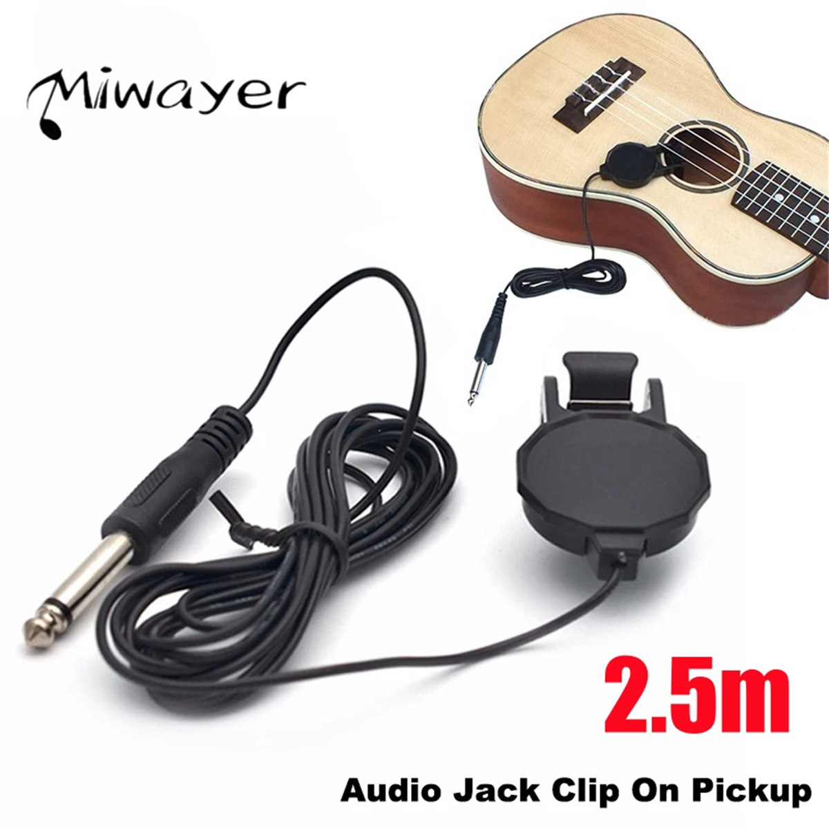 Audio Jack Clip Op Pickup voor - Musical Instrument Types recensie en prijs