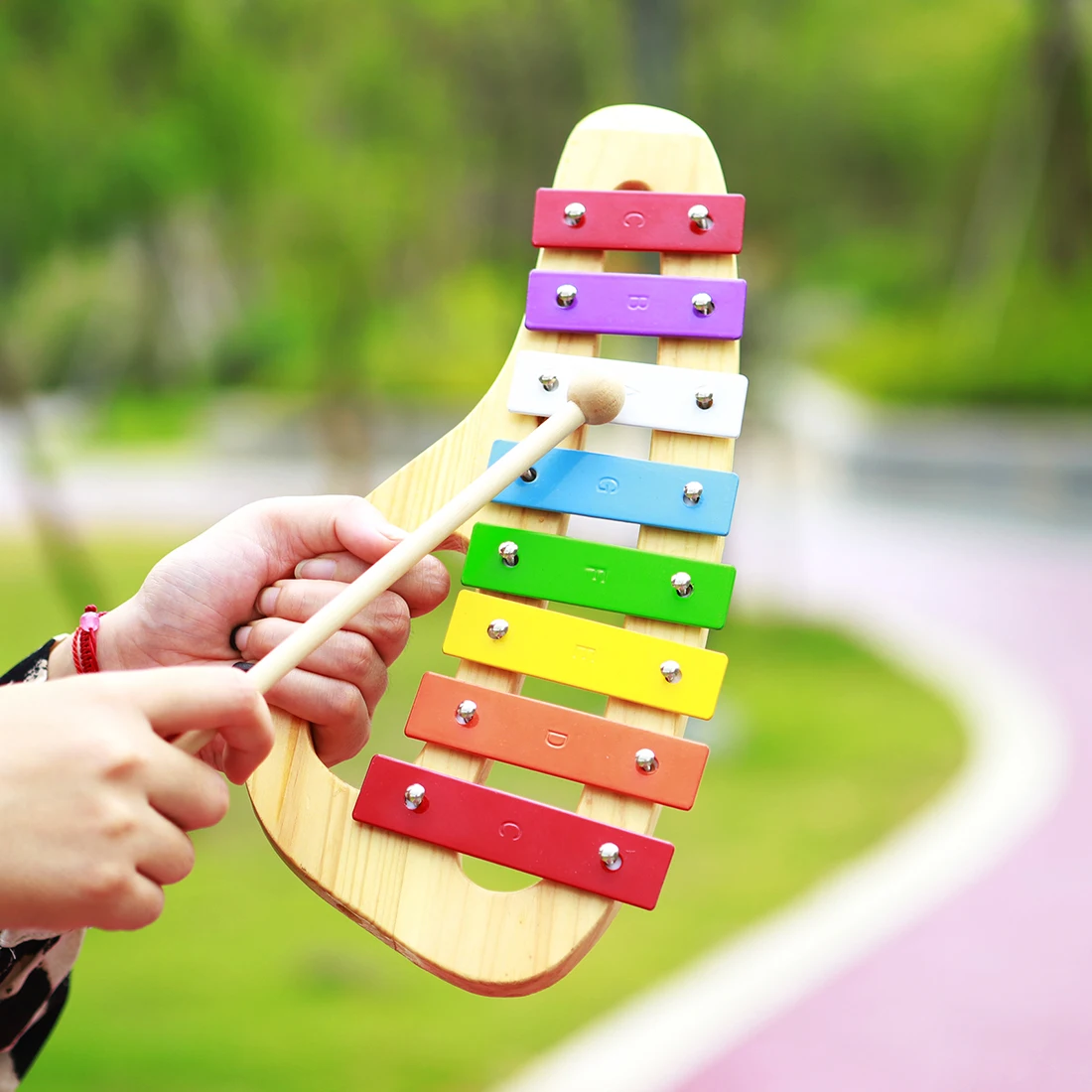 8-toon regenboogxylofoon, perc - Musical Instrument Mallet recensie en prijs