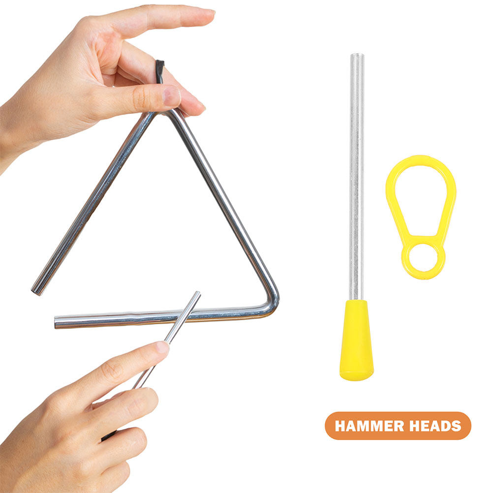 2 stuks driehoekige ijzeren pe - Musical Instrument Mallet recensie en prijs