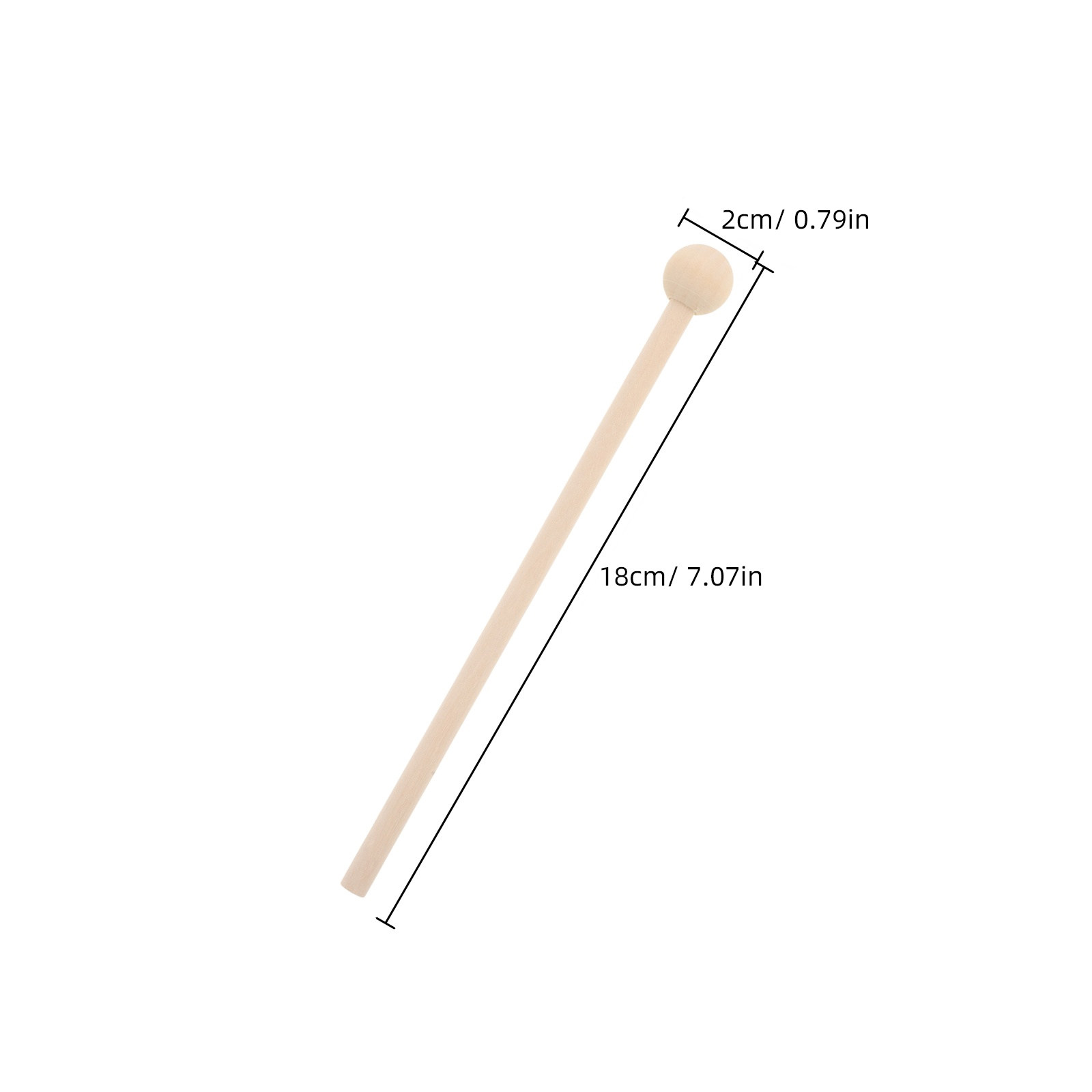 10 Stuks Kindformaat Houten Ha - Musical Instrument Mallet recensie en prijs