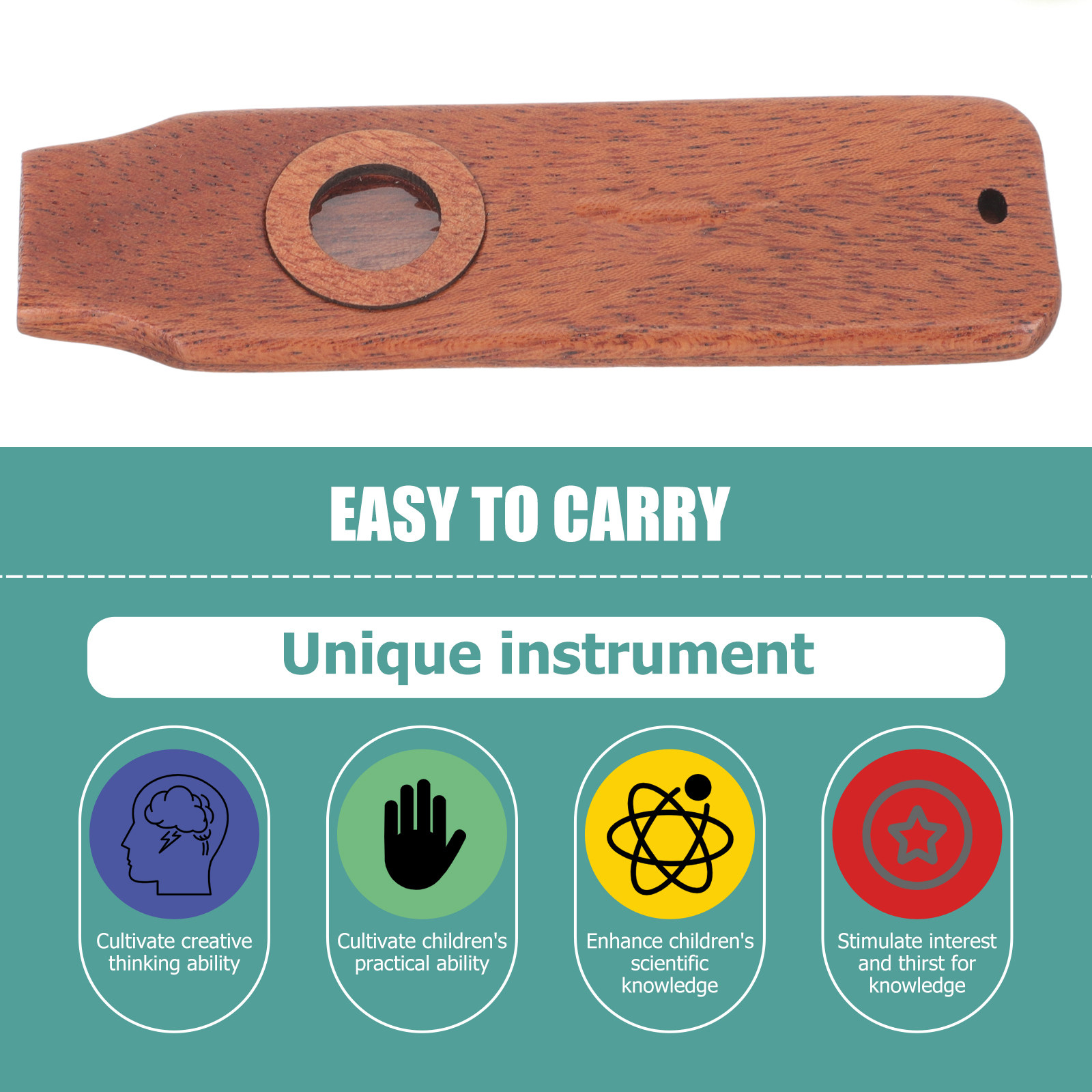 1Set Houten Kazoo Muziekinstru - Musical Instrument I Play recensie en prijs