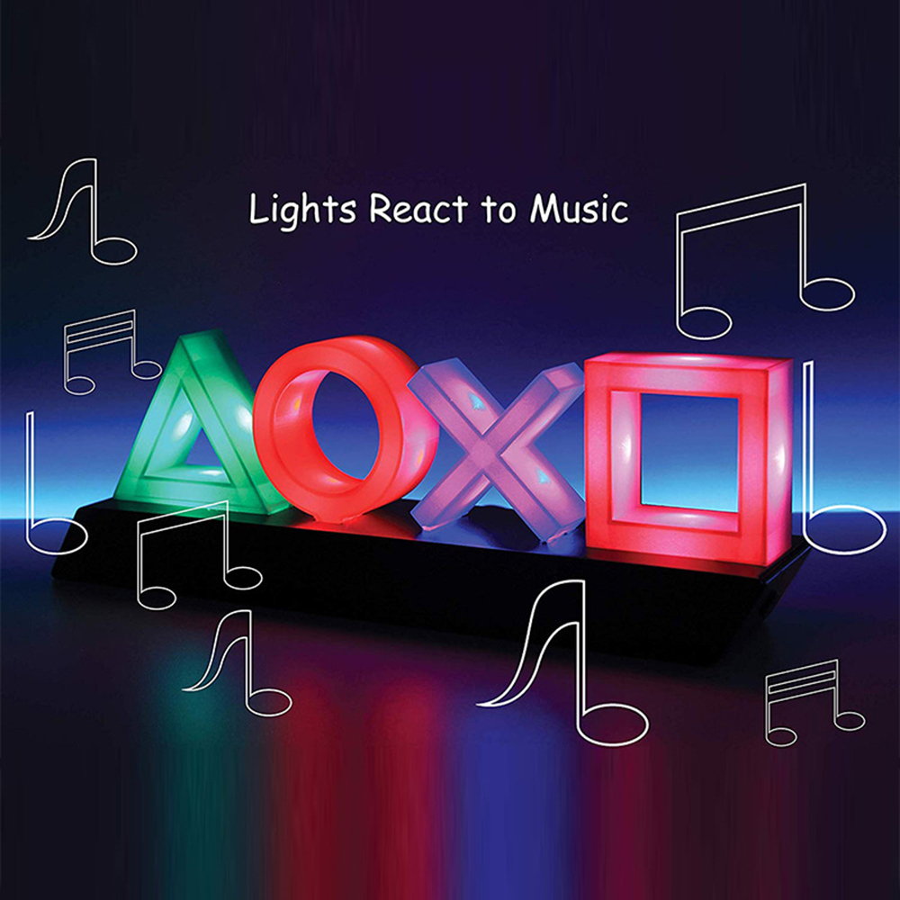 Kleurrijke Game Pictogram Lamp - Musical Instrument Sign recensie en prijs